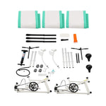 Premium 2-Person Two-Seater Portable Inflatable Pedal Boat Water Bike
