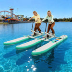 Premium 2-Person Two-Seater Portable Inflatable Pedal Boat Water Bike
