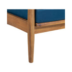 Alora Premium 4-Piece Wooden Outdoor Patio Conversation Seating Set With Cushions