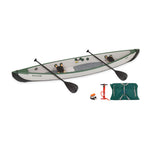 Sea Eagle 3-People TC16 High Pressure All Drop Stitch Inflatable Travel Canoe 16FT