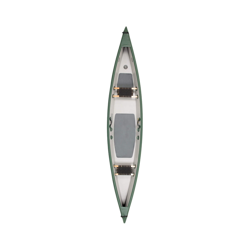 Sea Eagle 3-People TC16 High Pressure All Drop Stitch Inflatable Travel Canoe 16FT