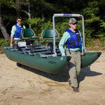 Sea Eagle 375FC FoldCat 2-Persons Inflatable Fishing Lightweight Pontoon Boat