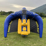 Giant Towable Inflatable Flying Manta Ray Water Tube with Pump